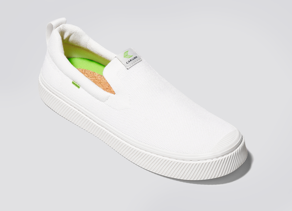 Carma Shoes IBI SLIP-ON White Knit
