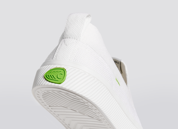 Carma Shoes IBI SLIP-ON White Knit