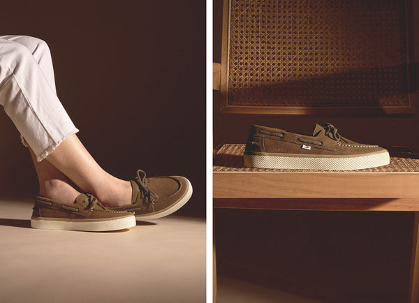 Carma Shoes MARÉ Boat Shoe Mocha Nubuck