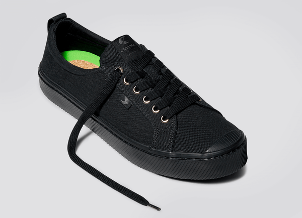 Carma Shoes OCA Low All Black Canvas