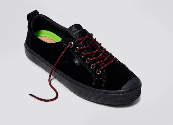 Carma Shoes OCA Low All Black Suede