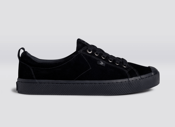 carma shoes OCA Low All Black Suede