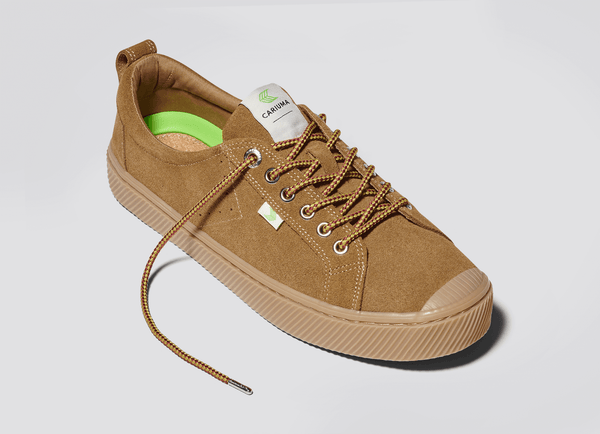 Carma Shoes OCA Low All Camel Suede