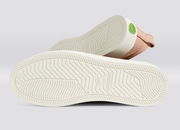 Carma Shoes OCA Low Beige Pebbled Leather