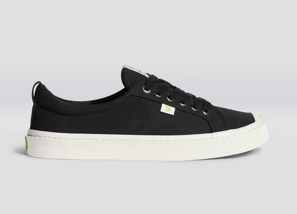 carma shoes OCA Low Black Canvas