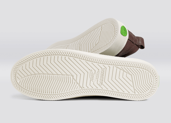 Carma Shoes OCA Low Brown Pebbled Leather