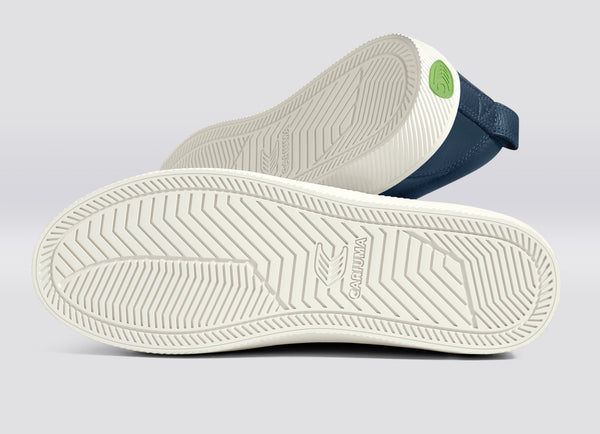 Carma Shoes OCA Low Dark Denim Pebbled Leather