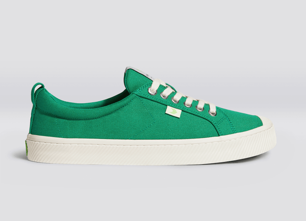 carma shoes OCA Low Green Canvas