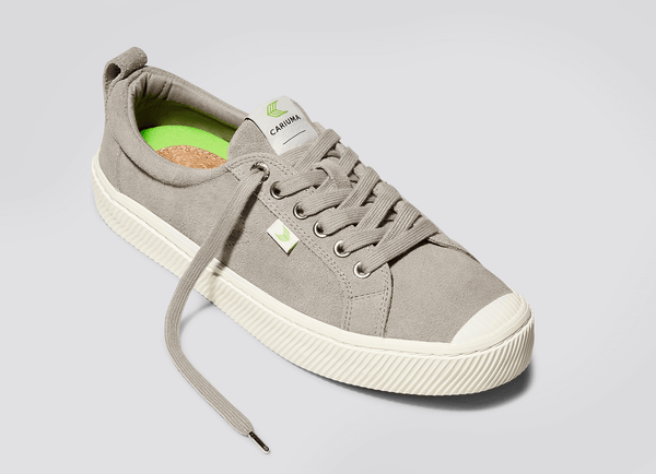 Carma Shoes OCA Low Grey Suede