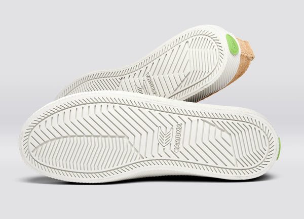 Carma Shoes OCA Low Latte Hairy Suede