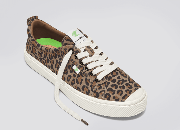 Carma Shoes OCA Low Leopard Print Suede