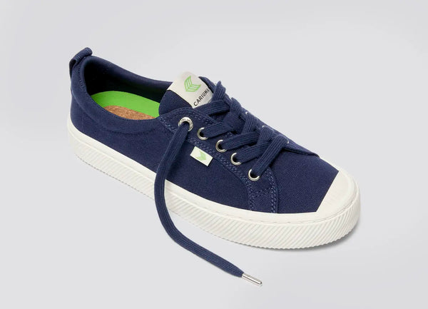 Carma Shoes OCA Low Marine Blue Canvas