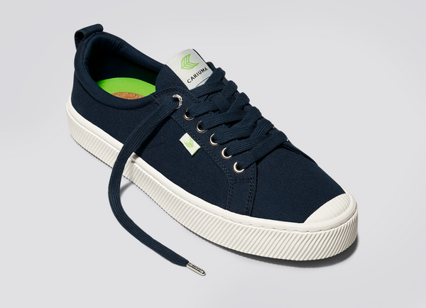 Carma Shoes OCA Low Navy Canvas