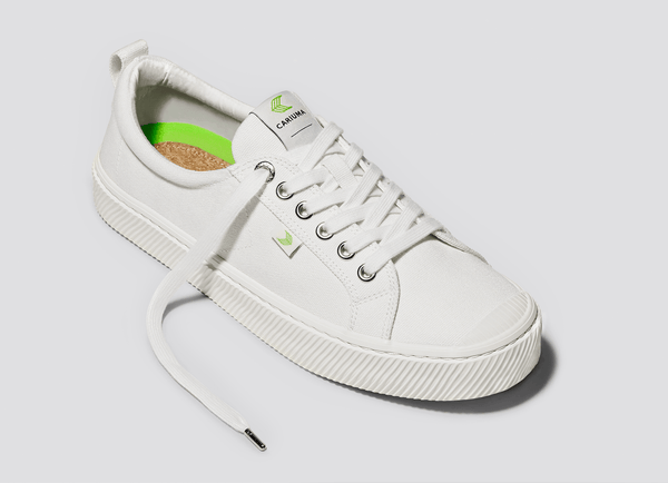 carma Shoes OCA Low Off-White Canvas