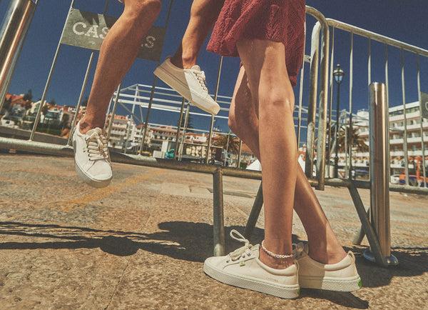 carma Shoes OCA Low Off-White Canvas
