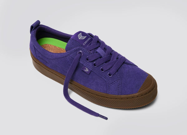 Carma Shoes OCA Low Purple Gum Suede