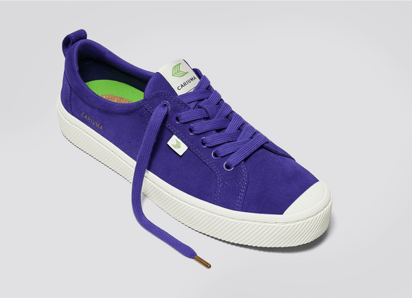 Carma Shoes OCA Low Purple Suede