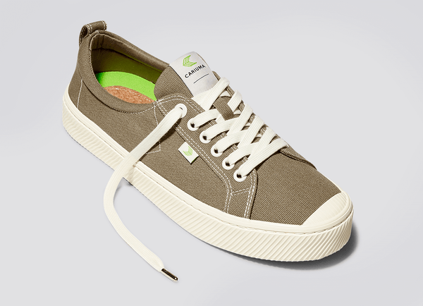 Carma Shoes OCA Low Sand Contrast Thread Canvas