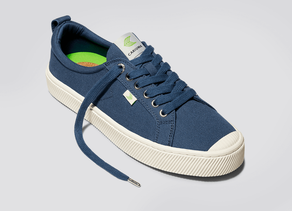 Carma Shoes OCA Low Shadow Blue Canvas