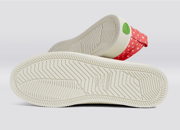 Carma Shoes OCA Low Watermelon Polka Dots Canvas