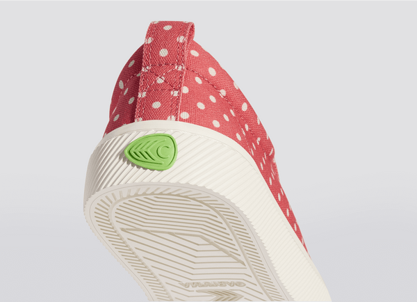 Carma Shoes OCA Low Watermelon Polka Dots Canvas