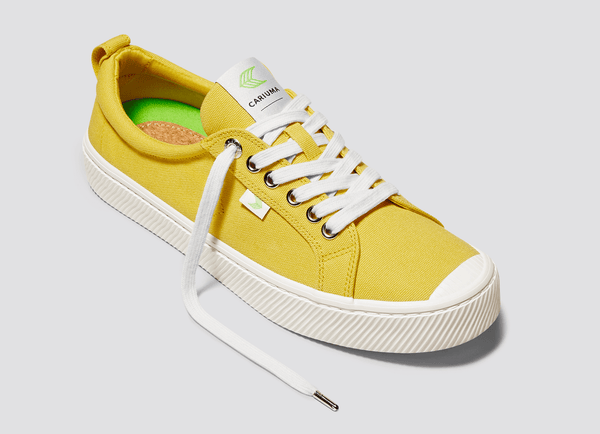 Carma Shoes OCA Low Yellow Canvas