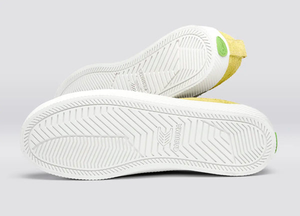 Carma Shoes OCA Low Yellow Hairy Suede