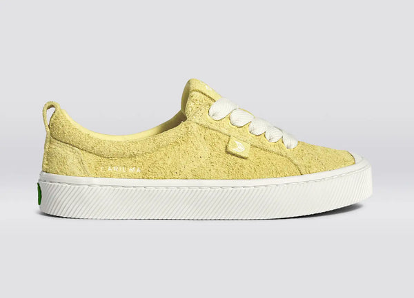 carma shoes OCA Low Yellow Hairy Suede