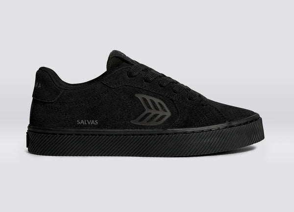 carma shoes SALVAS All Black Suede