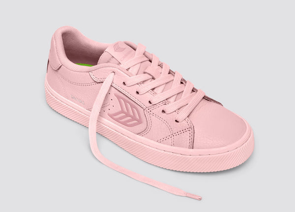 Carma Shoes SALVAS All Bright Rose Pebbled Leather