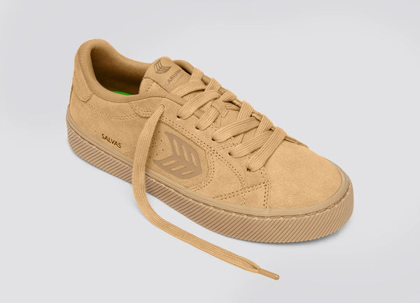 Carma Shoes SALVAS All Latte Suede