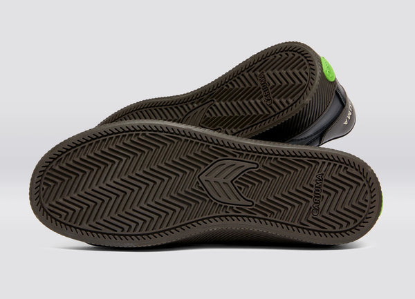 Carma Shoes SALVAS Black Teak Smooth Leather/Ivory