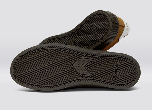 Carma Shoes SALVAS Camel Teak Suede/Warm White