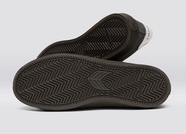 Carma Shoes SALVAS Dark Grey Teak Suede/Warm White