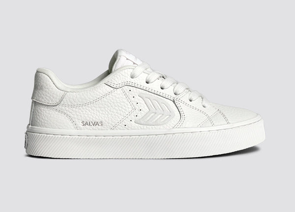 carma shoes SALVAS White Pebbled Leather/Ice