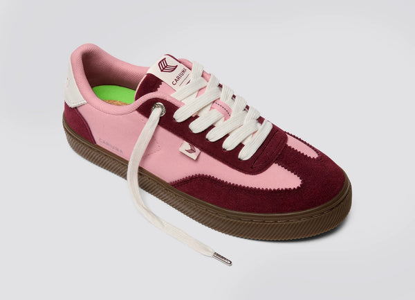 Carma Shoes TOCA Bright Rose Gum Nylon & Suede