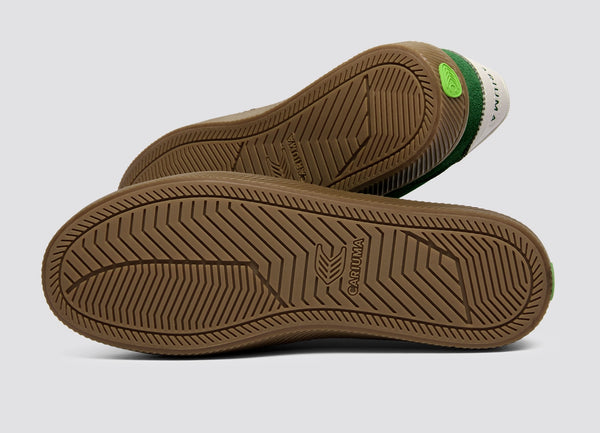 Carma Shoes TOCA Green Gum Nylon & Suede