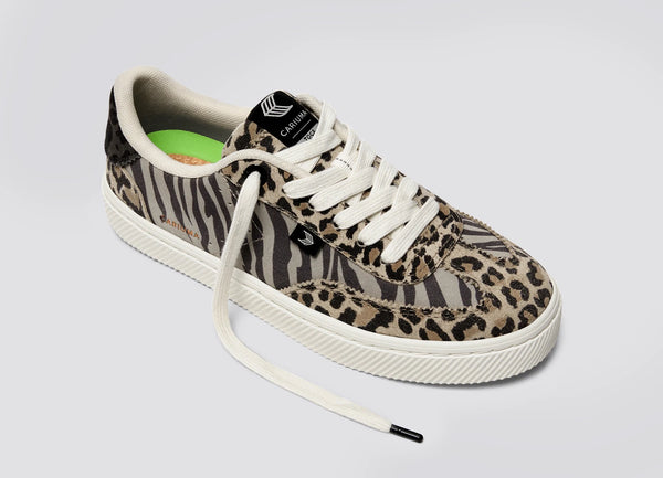 Carma Shoes TOCA Leopard Print & Zebra Print Suede