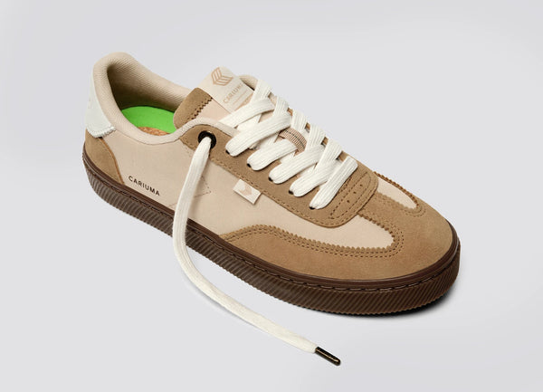 Carma Shoes TOCA Light Cream Gum Nylon & Suede