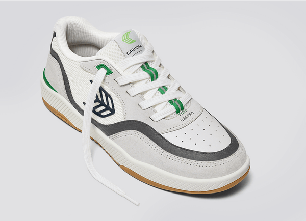Carma Shoes UBA PRO Smoke White/Green & Black