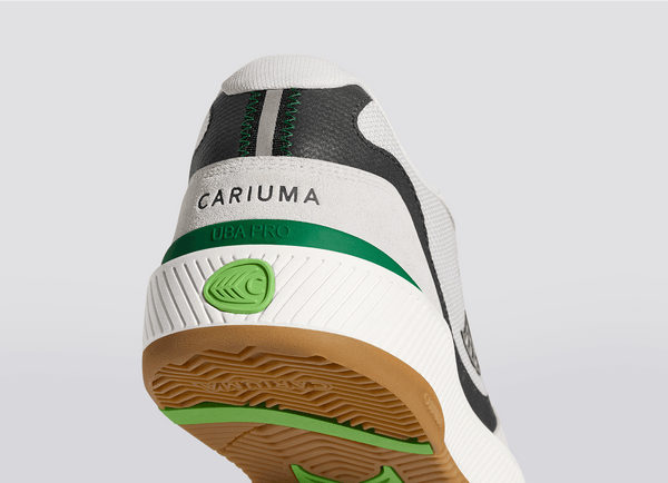 Carma Shoes UBA PRO Smoke White/Green & Black