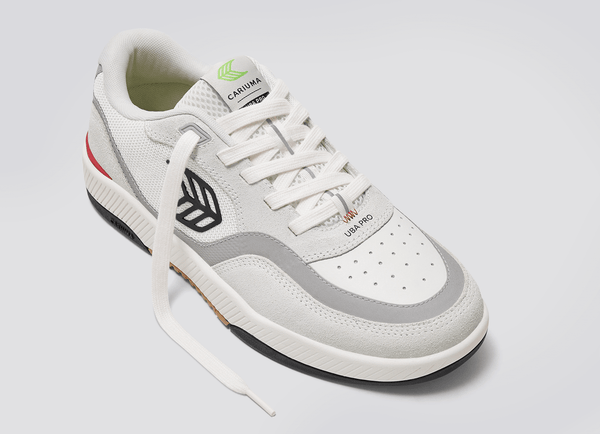 Carma Shoes UBA PRO Smoke White/Red & Black