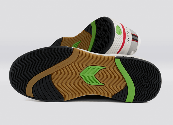 Carma Shoes UBA PRO Smoke White/Red & Black