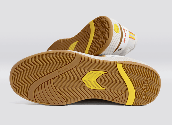 Carma Shoes UBA The Simpsons Lisa White Leather