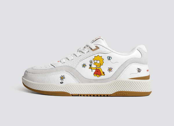 carma shoes UBA The Simpsons Lisa White Leather