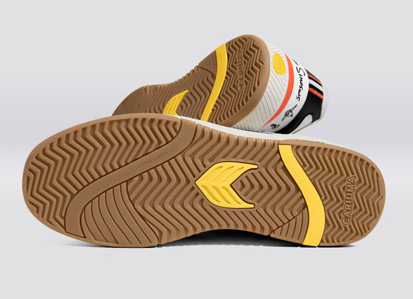 Carma Shoes UBA White Leather/Bart Simpson