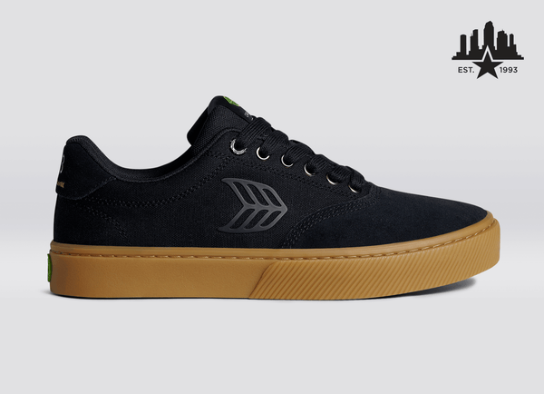 carma shoes NAIOCA PRO Skatepark of Tampa All Black Gum/Black