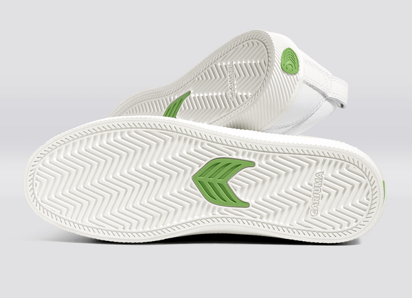 Carma Shoes OCA THERMA Low Therma White Pebbled Leather
