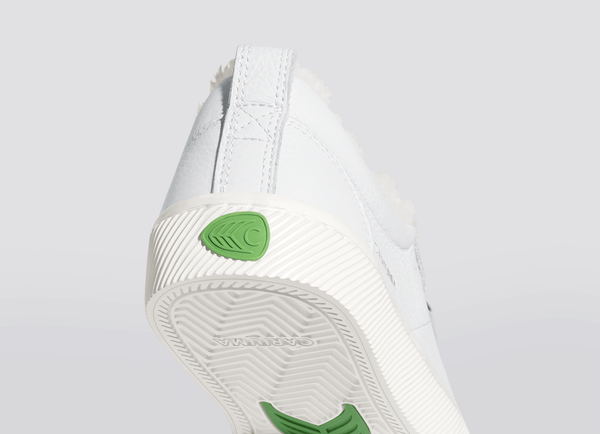 Carma Shoes OCA THERMA Low Therma White Pebbled Leather