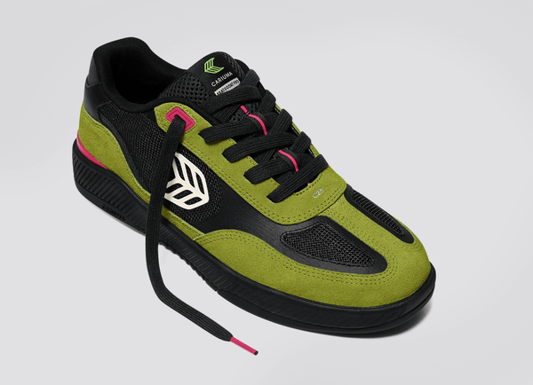 Carma Shoes Skategoat C25 Pro Black & Lime Green/Pink & Ivory